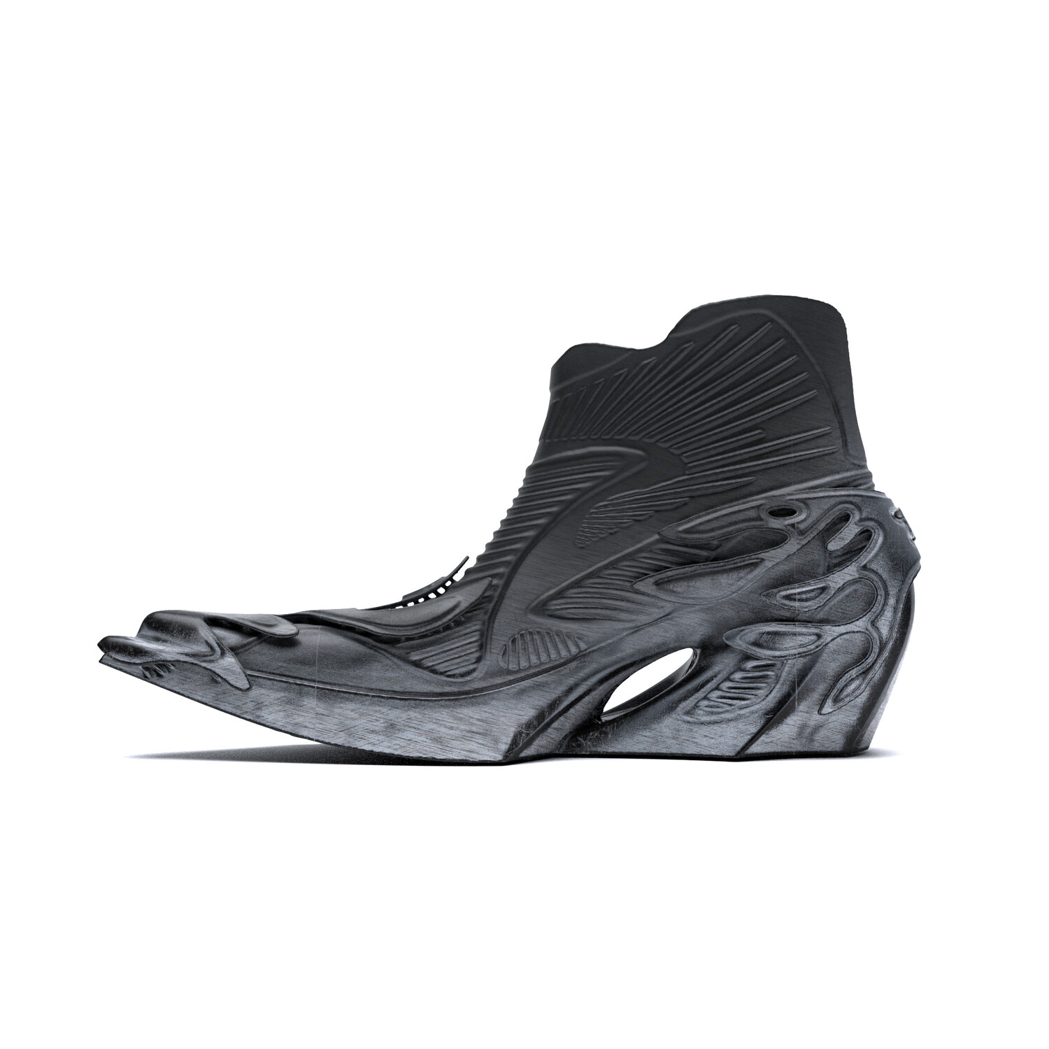 Кроссовки SCRY Lifestyle Shoes Unisex High-top Black, черный