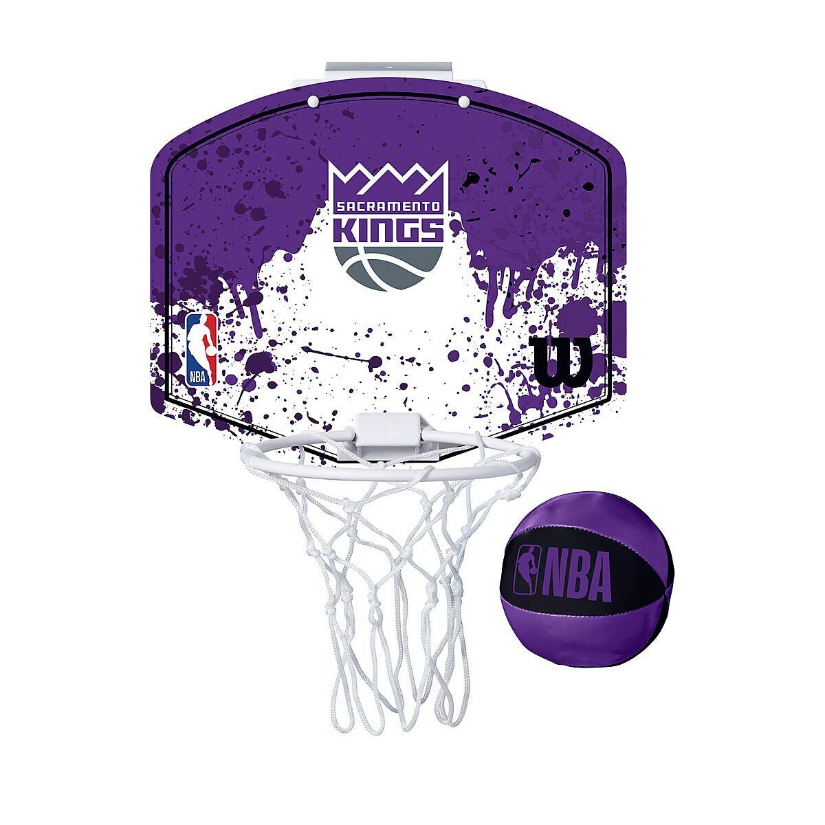 

Мини обруч команды NBA Sacramento Kings Wilson, серебряный