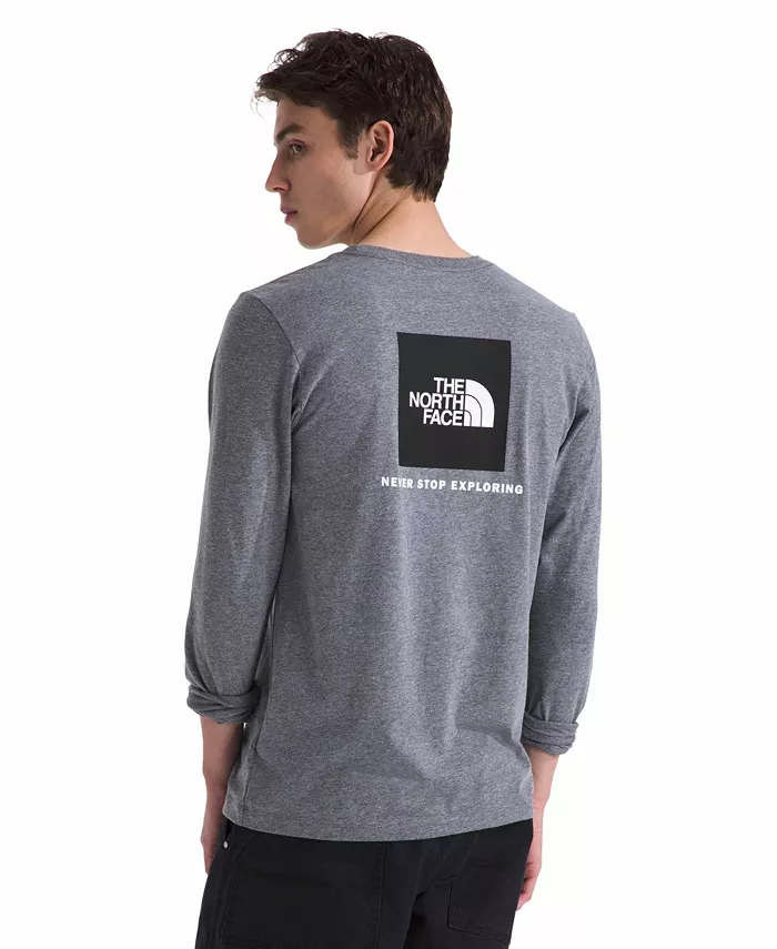 

Мужская футболка с длинным рукавом Box Never Stop Exploring The North Face, серый