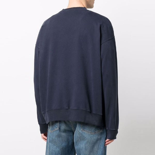 Свитер est. 1917 college logo print crewneck sweatshirt 'navy' Balenciaga, синий — фото 3