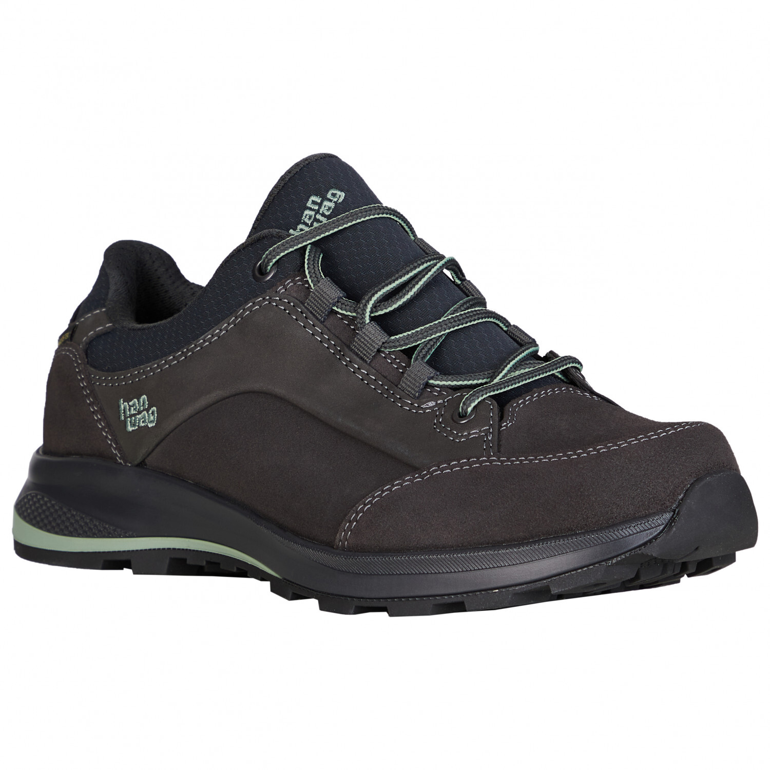 Мультиспортивная обувь Hanwag Banks Low Bunion Lady GTX, цвет Asphalt/Mint — фото 2