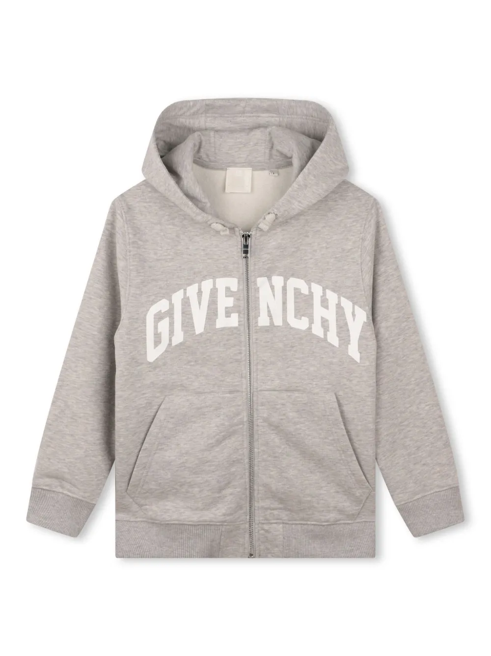 

Кардиган на молнии с логотипом Givenchy Kids, серый