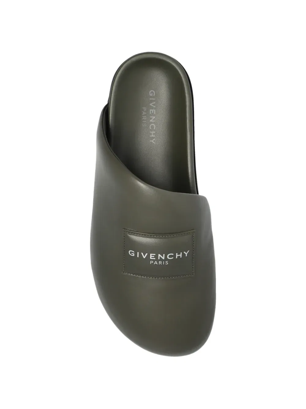 Мюли с объемной нашивкой и логотипом Givenchy, зеленый — фото 4