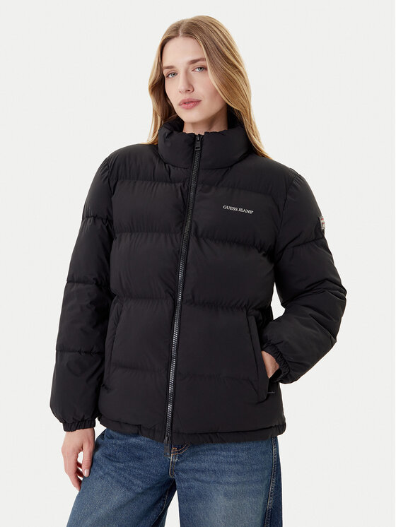 

Зимняя куртка regular fit W4BL21 WGII2 Guess Jeans, чёрный, Черный, Зимняя куртка regular fit W4BL21 WGII2 Guess Jeans, чёрный