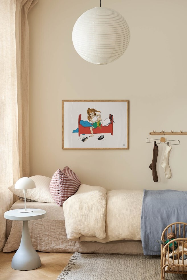

Плакат с утренней рутиной пеппи Postery, 50x70 см, красный