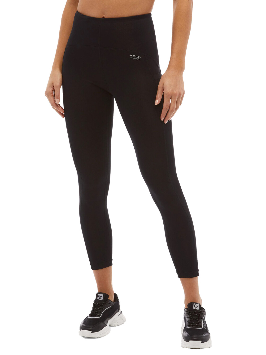 

Леггинсы sun68 leggings superfit 7/8 vita super alta Freddy, черный
