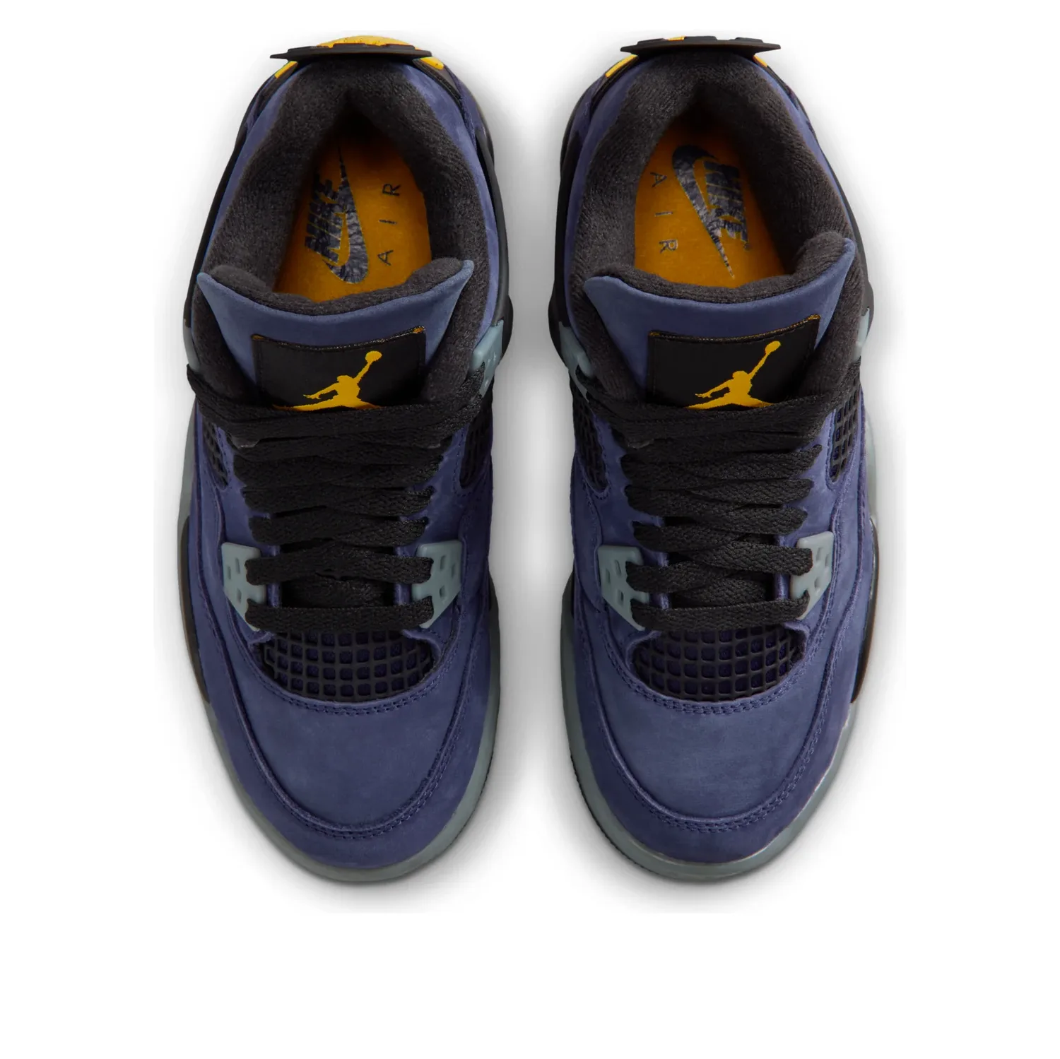 Кроссовки (GS) Air Jordan 4 Retro 'Lakers', фиолетовый — фото 2