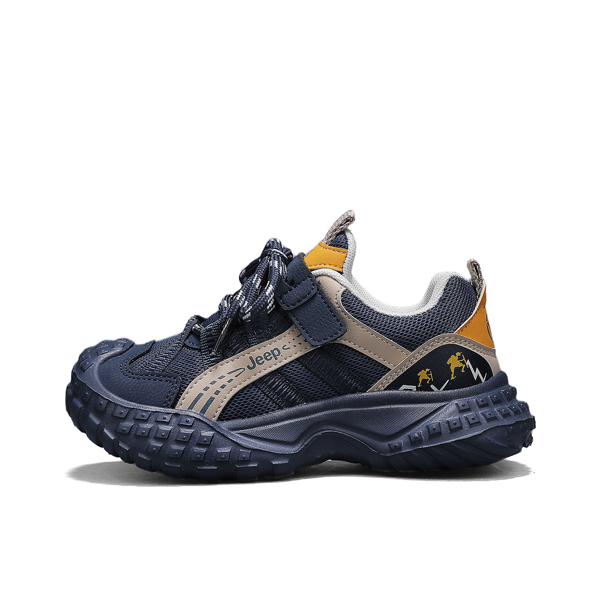 Кроссовки Low top Running Shoes для детей Jeep, экрю/розовый красный — фото 3