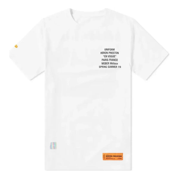 

Футболка metal worker t-shirt 'white' Heron Preston, белый