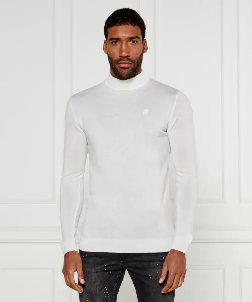 

Шерстяная водолазка Regular fit Karl Lagerfeld, белый