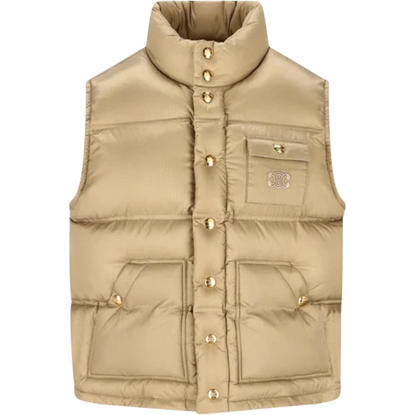 

CELINE Женская бежевая жилетка, Beige