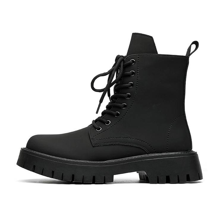 

Мужские ботинки Martin Boots YEDANI, черные однослойные туфли, Черный, Мужские ботинки Martin Boots YEDANI, черные однослойные туфли
