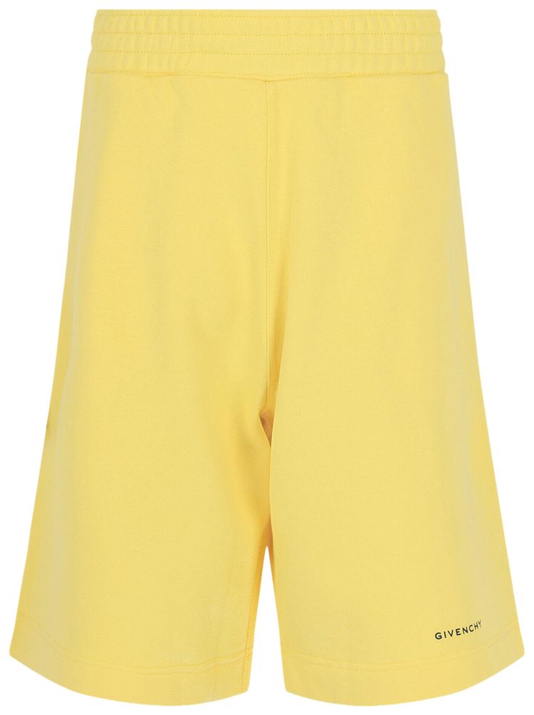 

Спортивные шорты-бермуды Givenchy с логотипом, желтые