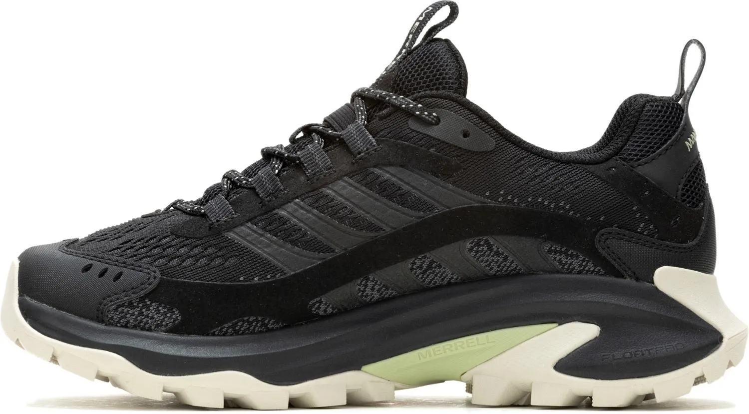 Женские туристические кроссовки Merrell Moab Speed 2 комбинированные, черный — фото 2