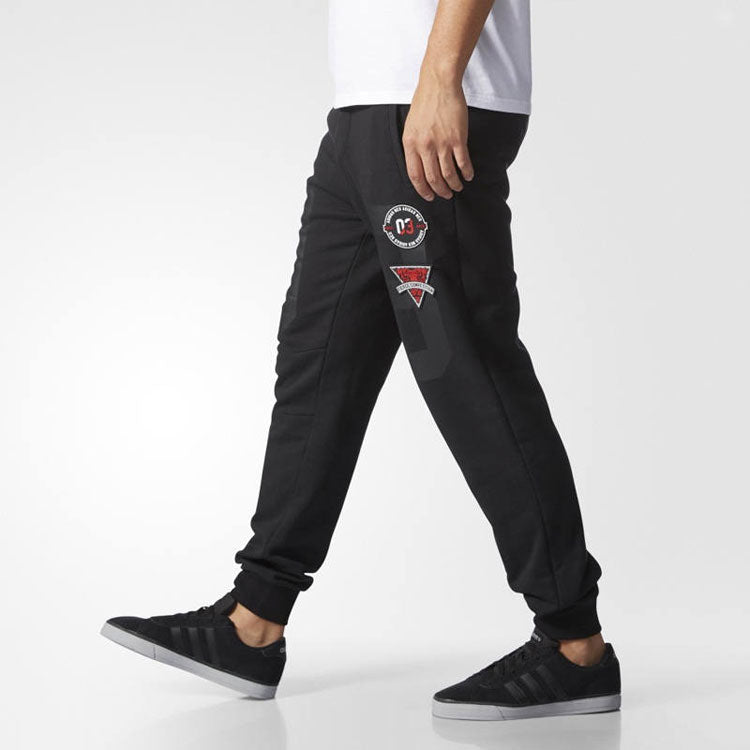 Спортивные брюки adidas Neo Graphic Sweatpants 'Black', черный — фото 4