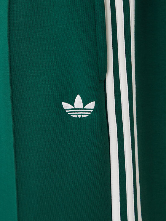 Спортивные брюки baggy fit adicolor Spacer Track KD4088 Adidas, зеленый — фото 4