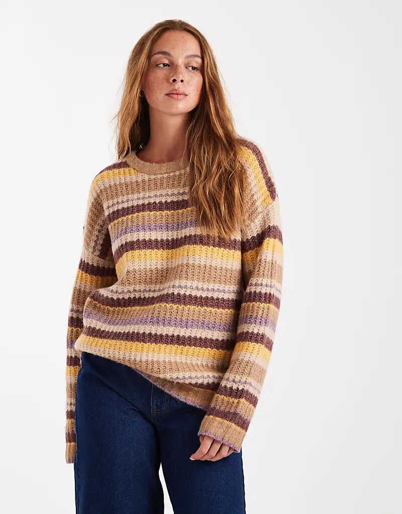 

Роскошный свитер Cotton On в горчичную полоску