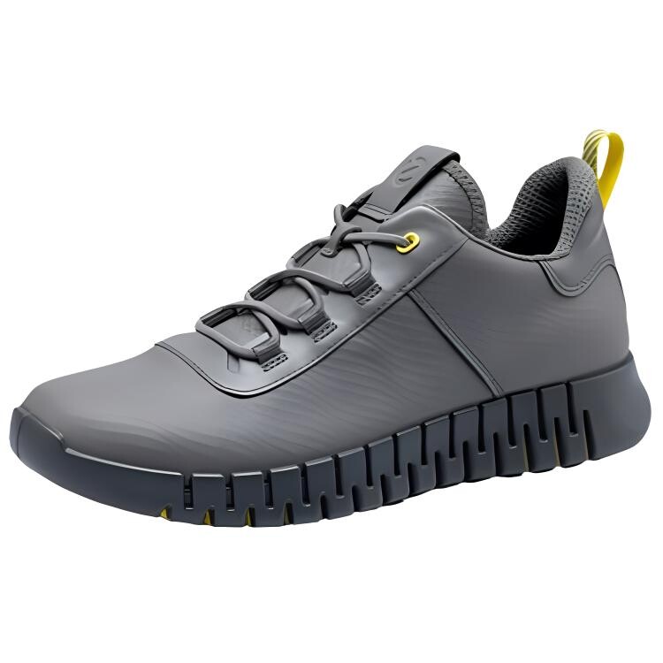 Кроссовки ecco Lifestyle Shoes Men Low-top, серый — фото 3