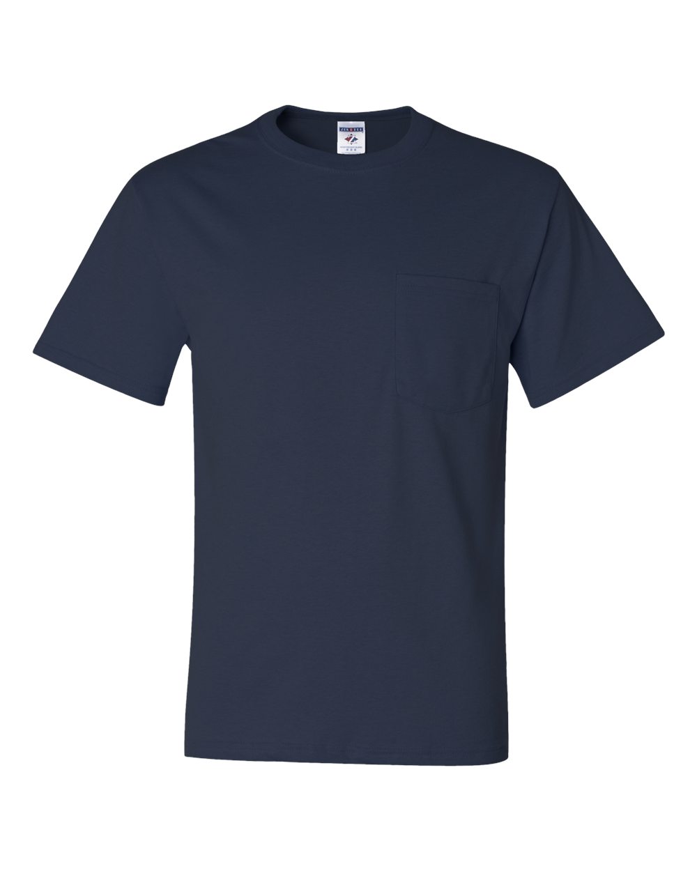 

Футболка с карманом Dri-Power 50/50 JERZEES, цвет j. navy
