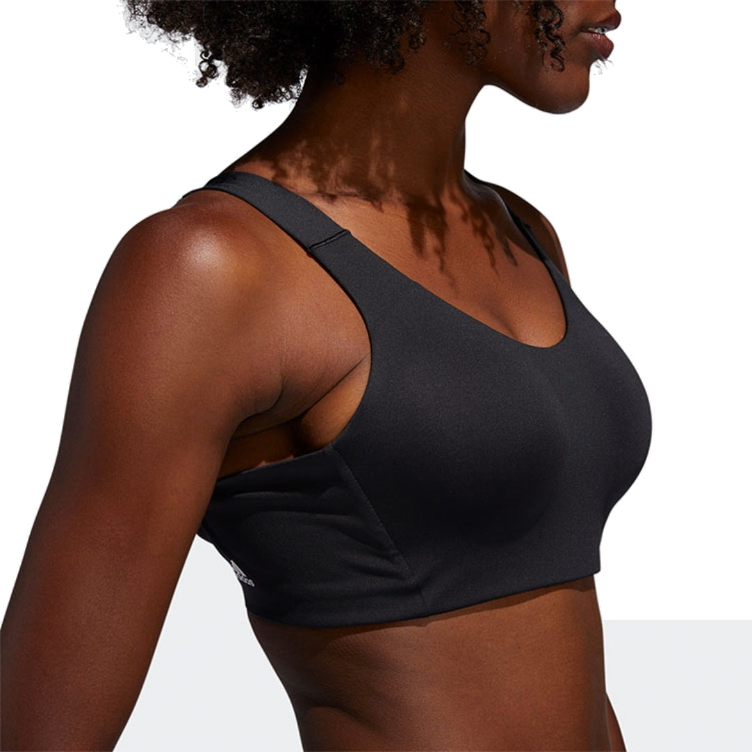 Бюстгальтер (WMNS) adidas Stronger For It Alpha Bra Asia Sizing 'Black' — фото 3