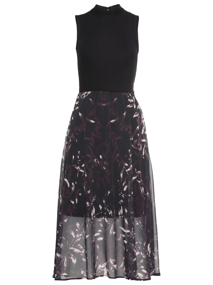 

Laura Scott Вечернее платье цвета черно-бежевого бридж