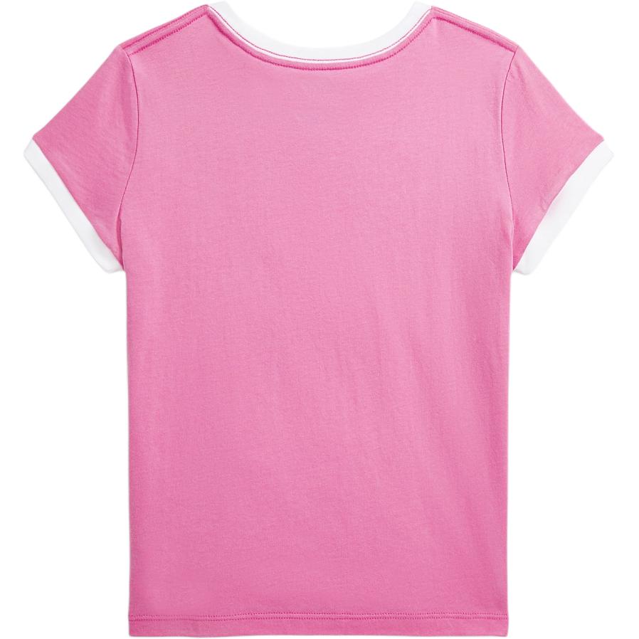 Polo Ralph Lauren Футболка розовая детская — фото 3