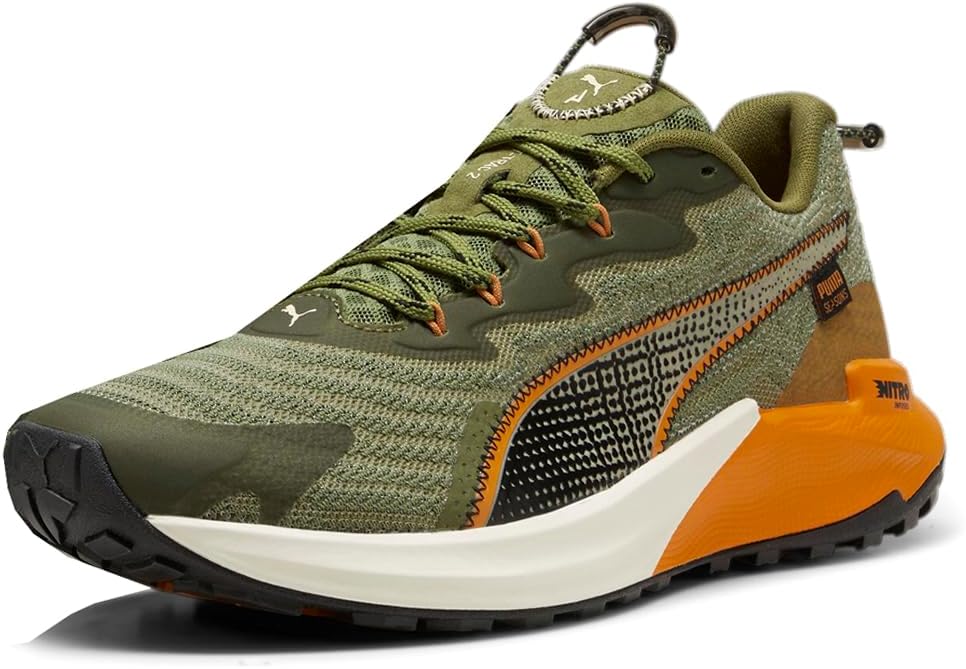 Мужские кроссовки для трейлраннинга PUMA Fast Trac Nitro 2 Trail - зеленые — фото 2