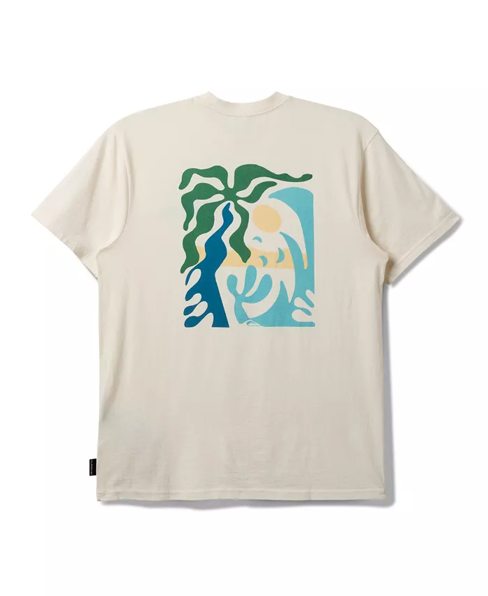 

Мужская повседневная футболка с коротким рукавом Everyday Paradise Quiksilver, белый