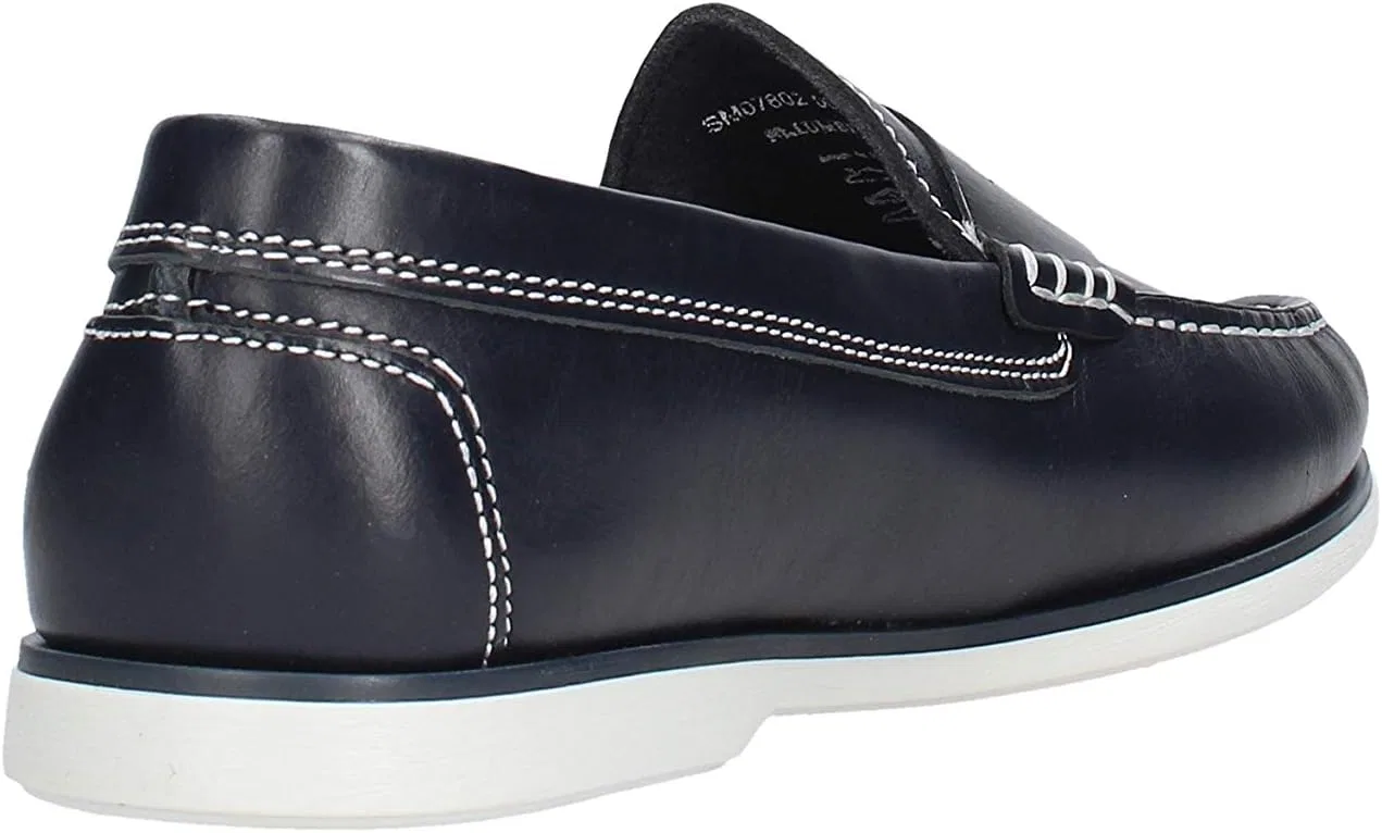 Мужские лодочные туфли Lumberjack Navigator 004b03, Navy Bluewhite — фото 4