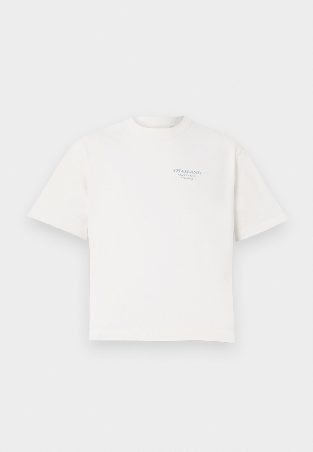

Футболка с принтом CROP SINGLE DESTINATIONS Abercrombie & Fitch, белый
