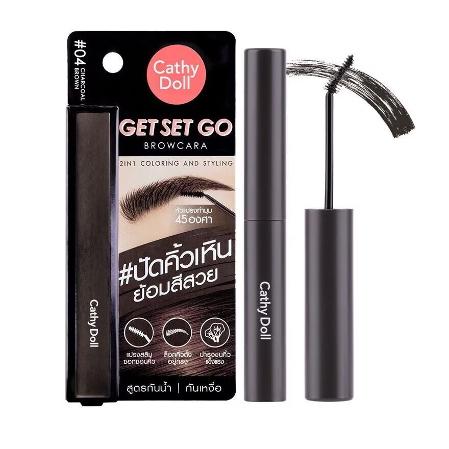 

Cathy Doll Получить Set Go Browcara 3.2g. 04 Угольно-коричневый, Charcoal Brown