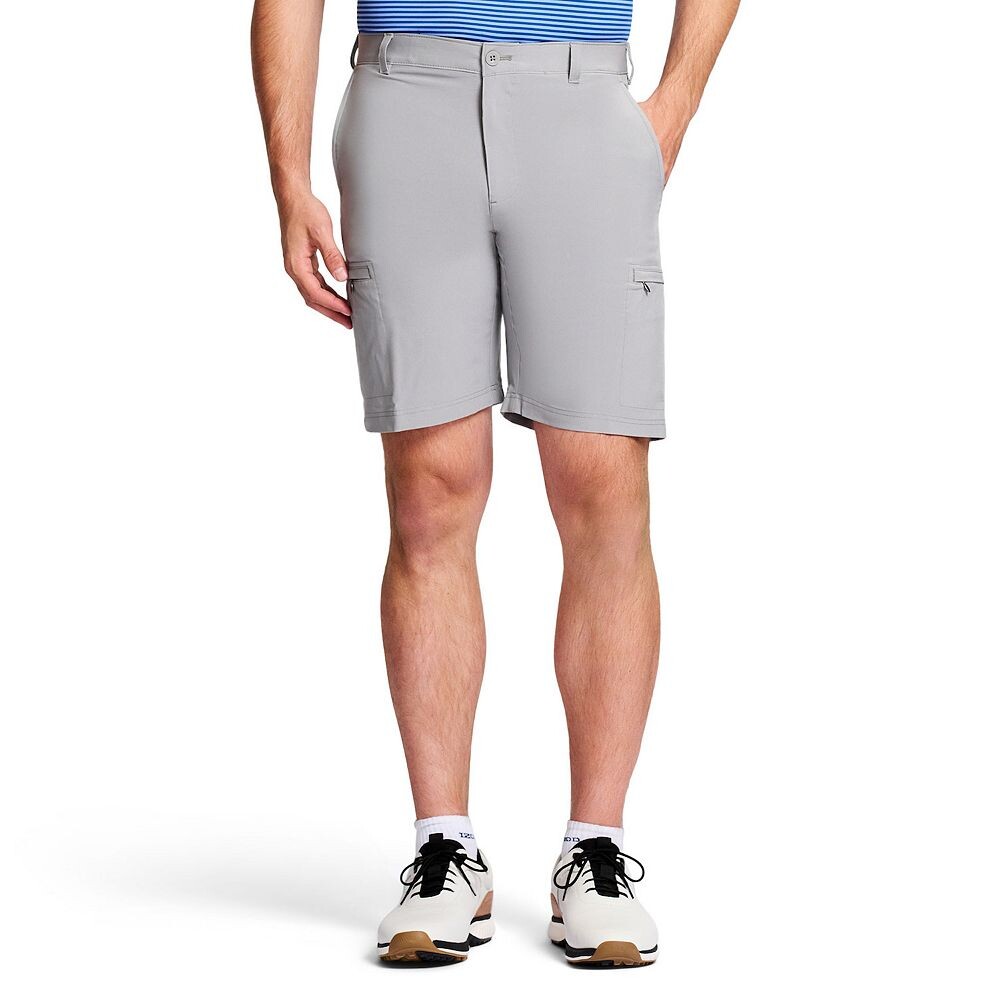 

Мужские шорты-карго IZOD 9.5 Golf Swingflex, цвет Cinderblock