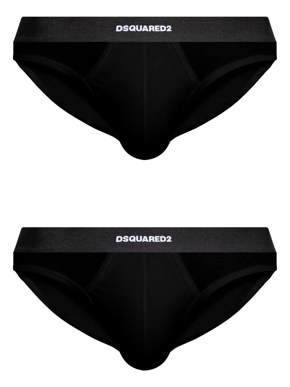 

Трусы-брифы с жаккардовым логотипом DSQUARED2, черный