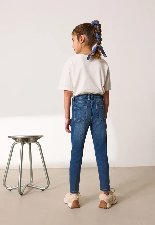 Джинсы skinny fit Next, mid blue, средне-голубой — фото 3