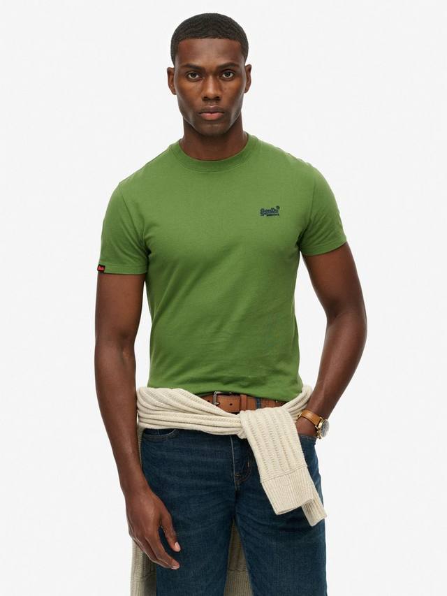 

Футболка Essential Logo из органического хлопка Superdry, Artichoke Green