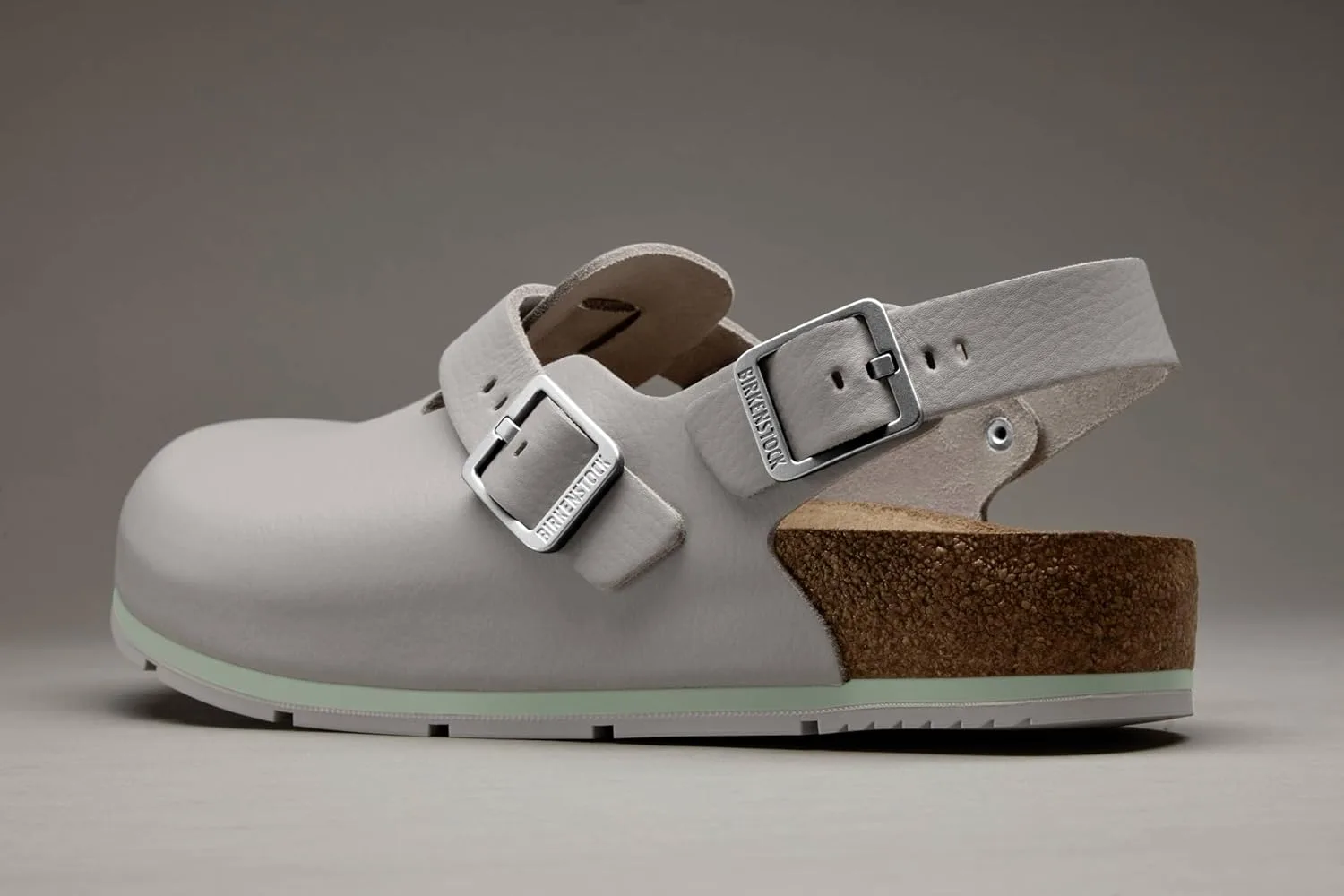 Сабо Birkenstock Tokio Pro, серый — фото 3