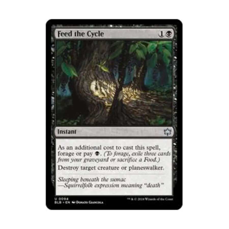 

CCG Накормите цикл (U), MTG - Bloomburrow