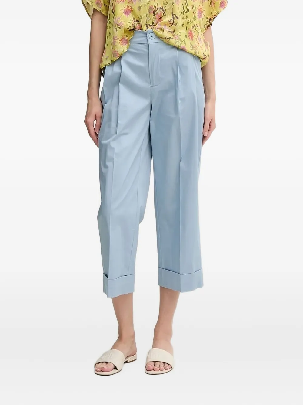 

Брюки со складками спереди Pedro Del Hierro, синий