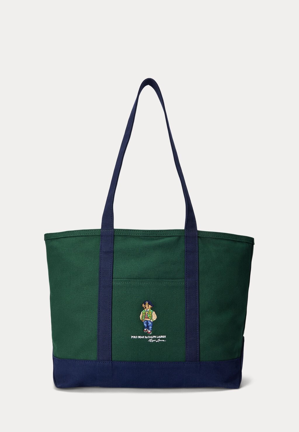 

Сумка для покупок POLO BEAR CANVAS TOTE Ralph Lauren, темно-зеленый