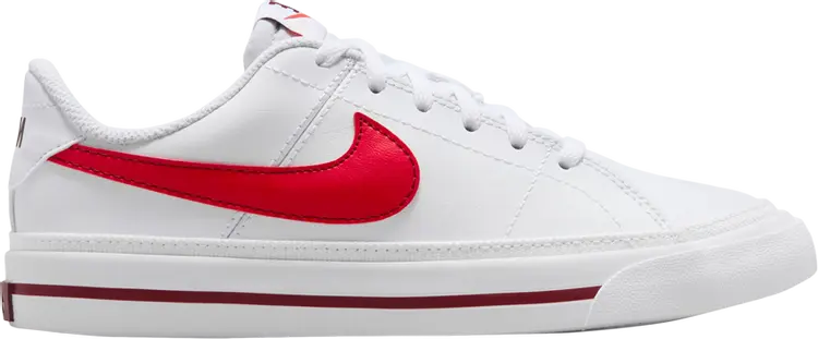 

Кроссовки Court Legacy Lift GS 'White Bright Crimson', белый