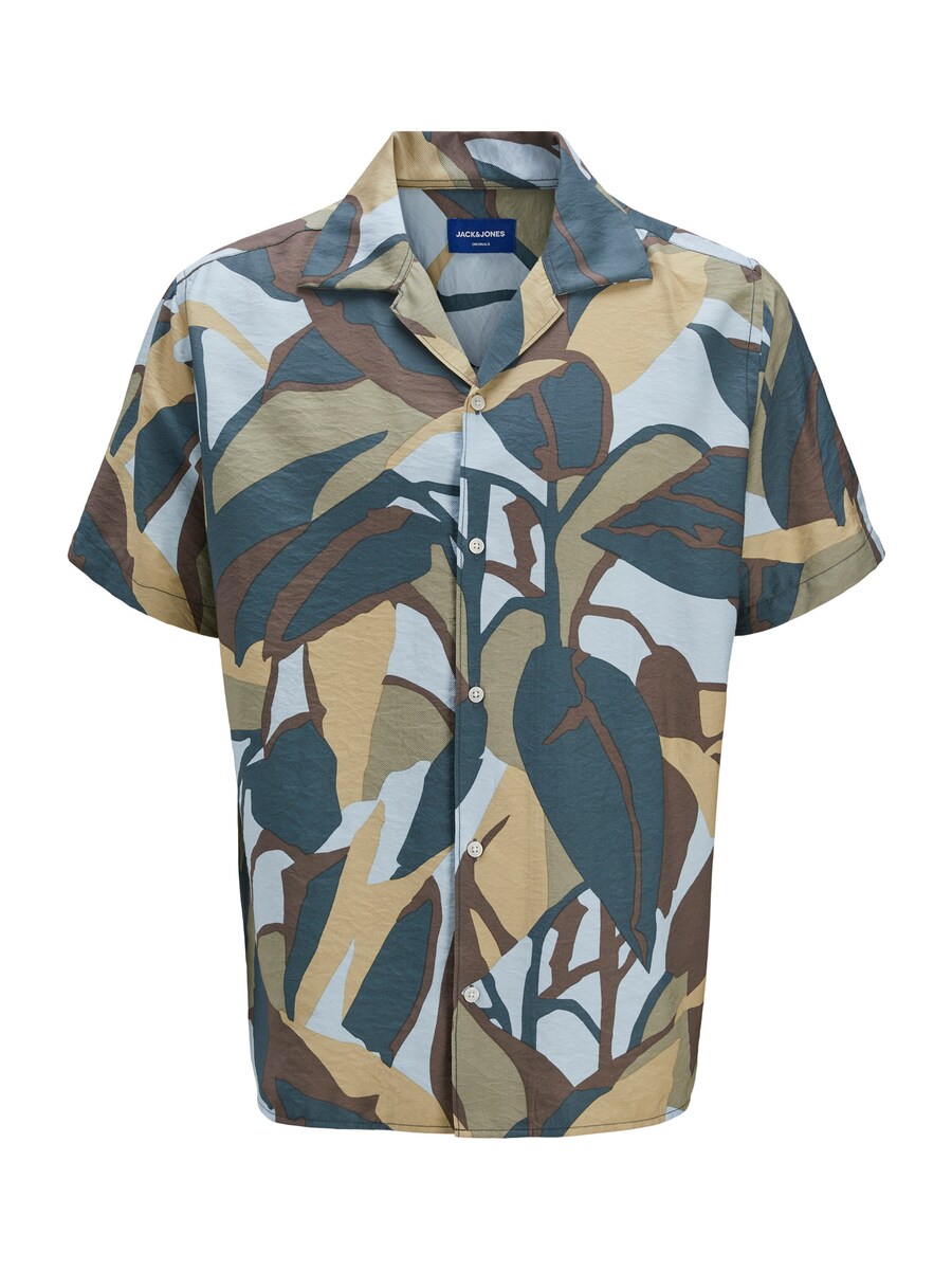 

Рубашка на пуговицах Comfort fit Jack & Jones Plus, серо-коричневый