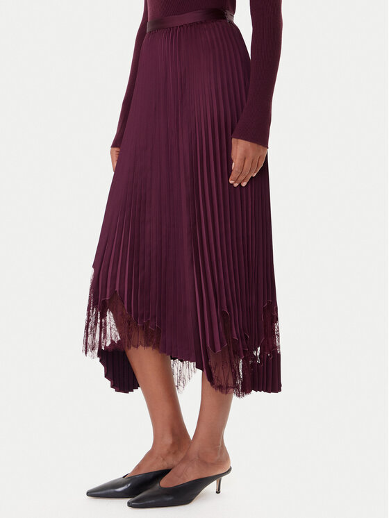 

Плиссированная юбка regular fit Velacey 50546594 Boss, фиолетовый