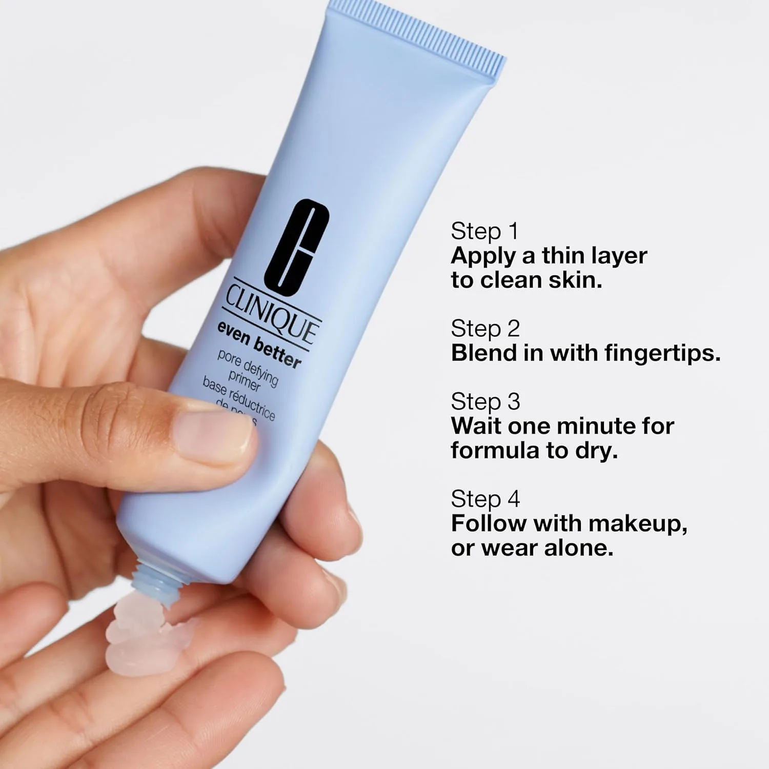 Праймер для лица Clinique Even Better Pore Defying с гиалуроновой кислотой и ниацинамидом для всех типов кожи | Скрывает поры и уменьшает жирный блеск — фото 2