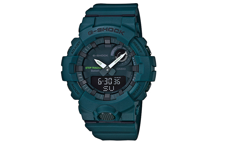 

CASIO Часы Men G-SQUAD Series Green Watch GBA-800-3A, Green Dial