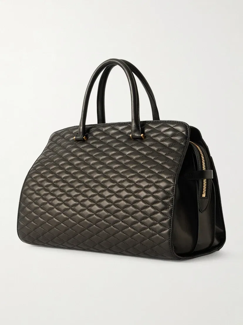 Стеганая кожаная сумка Private Eye MÉTIER, черный — фото 4