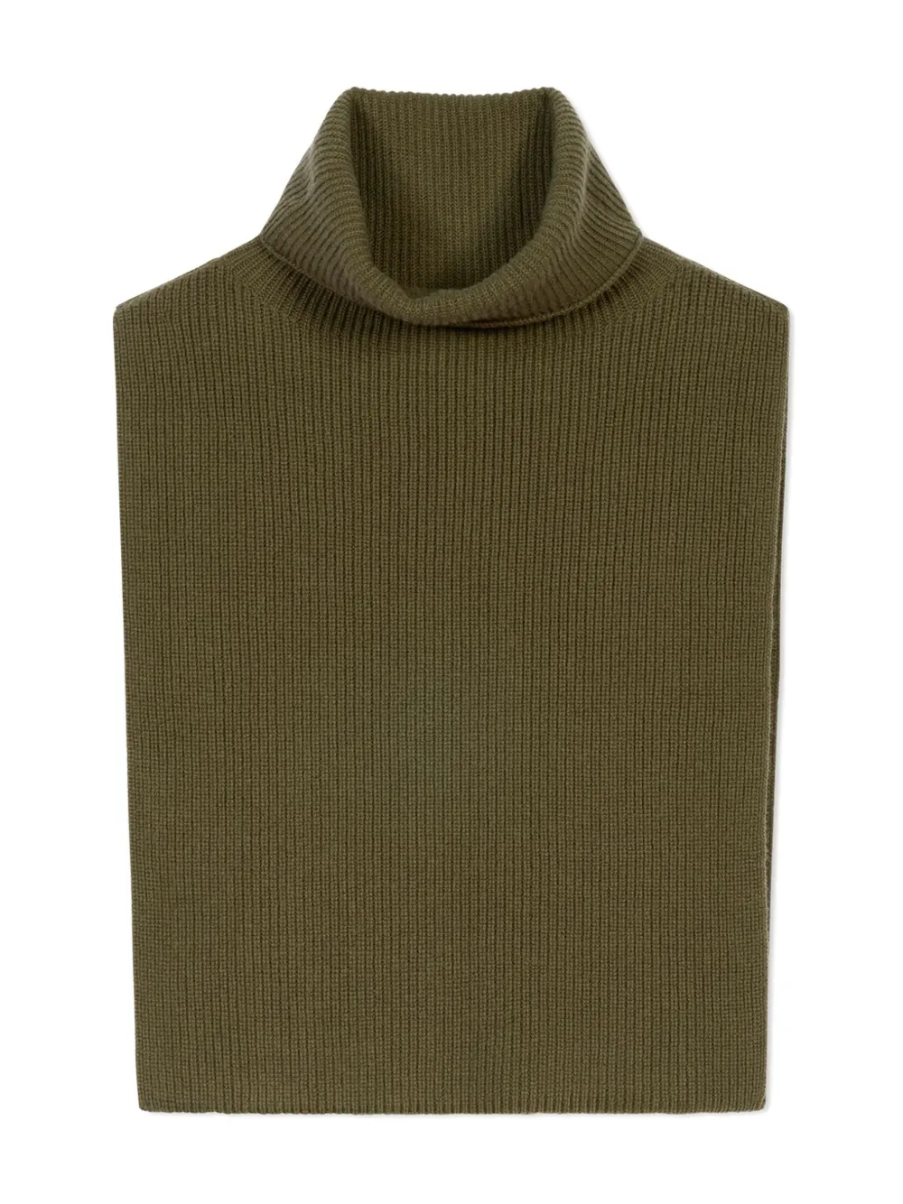 

Кашемировый нагрудник с высоким воротником Eric Bompard, зеленый