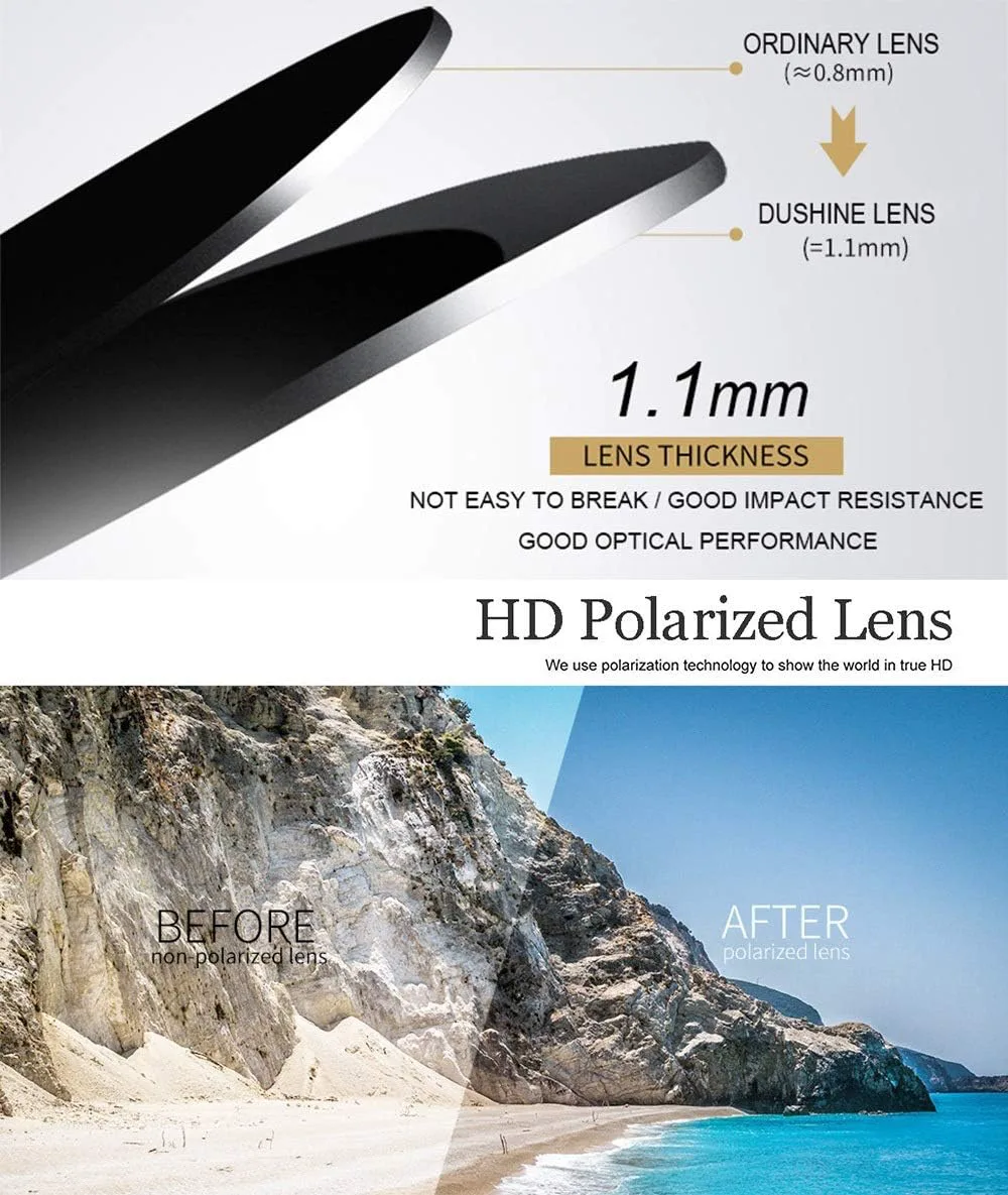 

Женские поляризованные солнцезащитные очки DUSHINE в классическом ретро-стиле с защитой UV400, B9 Tortoise /Brown+black/Grey+light Crystal Brown/Brown(3 Pack)