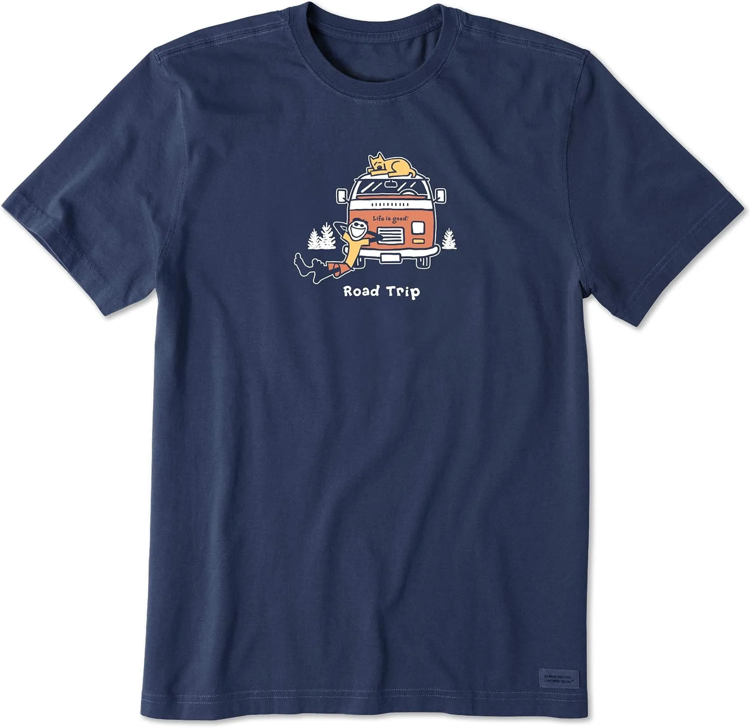 

Футболка Life is Good Vintage Crusher с принтом Road Trip