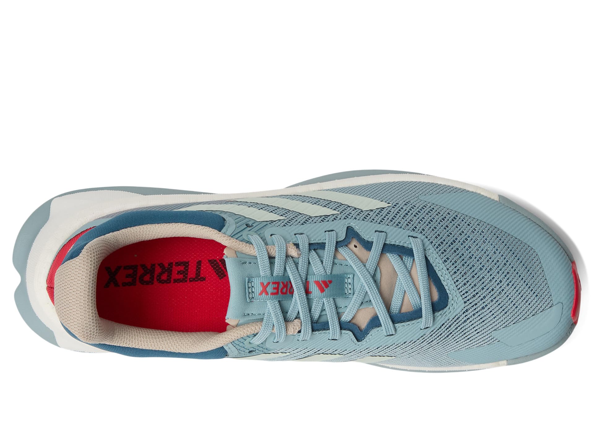Туфли adidas Outdoor Terrex Soulstride Ultra Trail Running Trail Running Shoes, цвет Magic Grey/Linen Green/Pure Ruby — фото 2