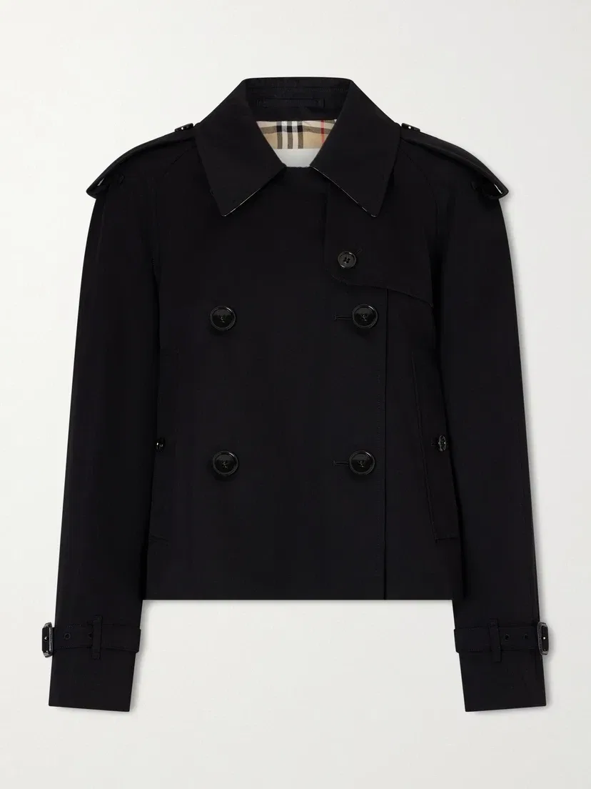 Куртка BURBERRY, женская, черный